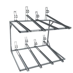 BICYCLE RACK 01/08 – Double‑tier 8-space bike rack